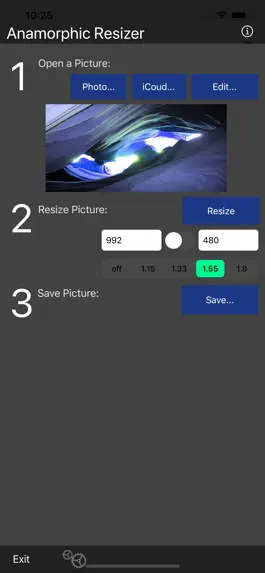 Game screenshot Anamorphic Resizer apk