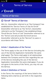 enroll app iphone screenshot 2