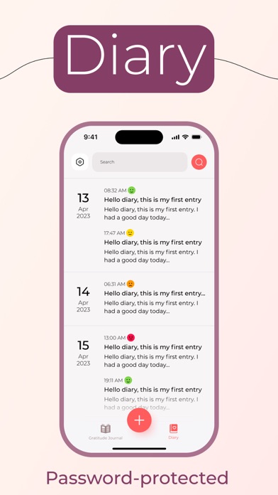 Diary & Gratitude Journal Screenshot