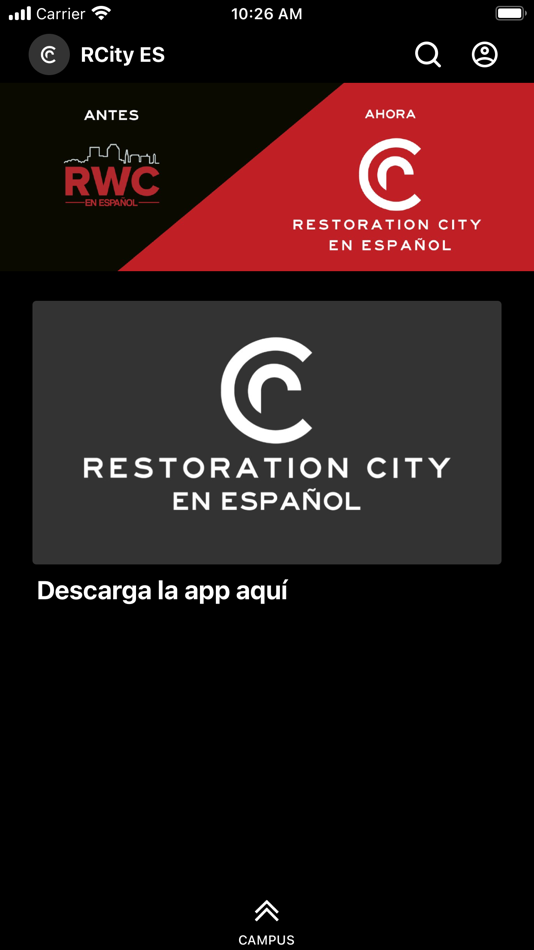 #1. RWC en Espanol (iOS) 由: Restoration Worship Center