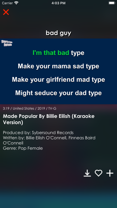 Party Tyme Karaoke Screenshot