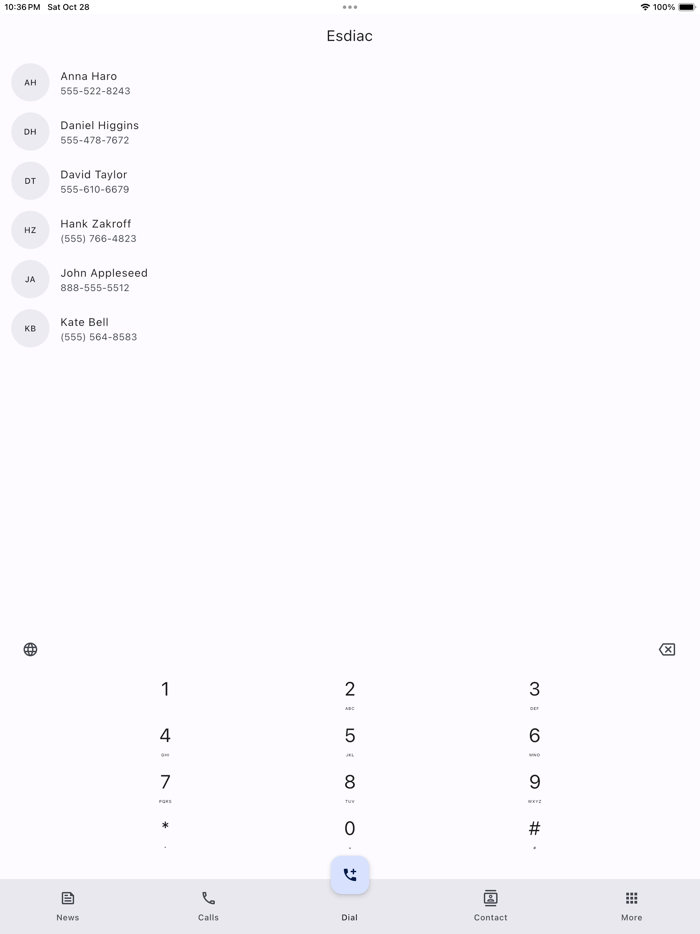 Esdiac International Calling