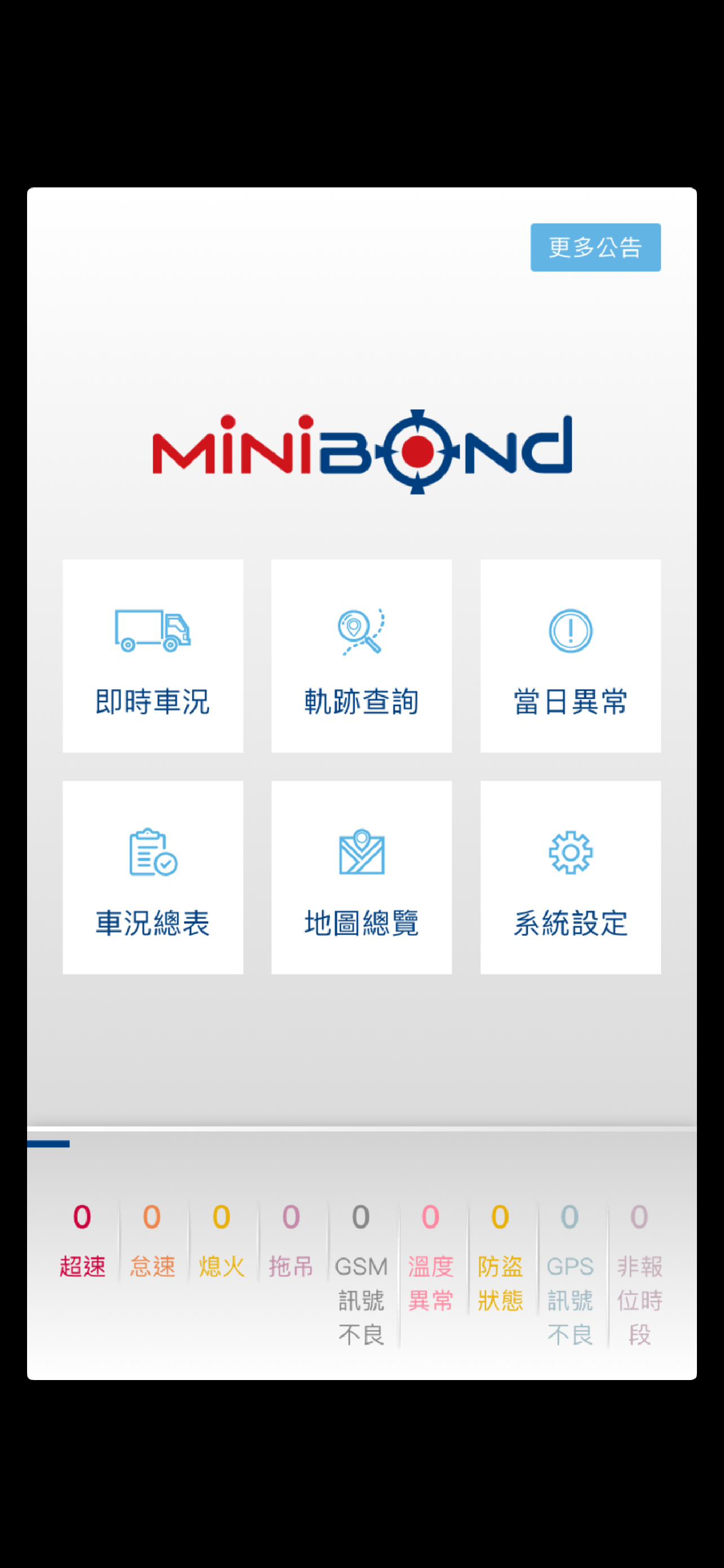 MiniBond車機定位管理系統2.0