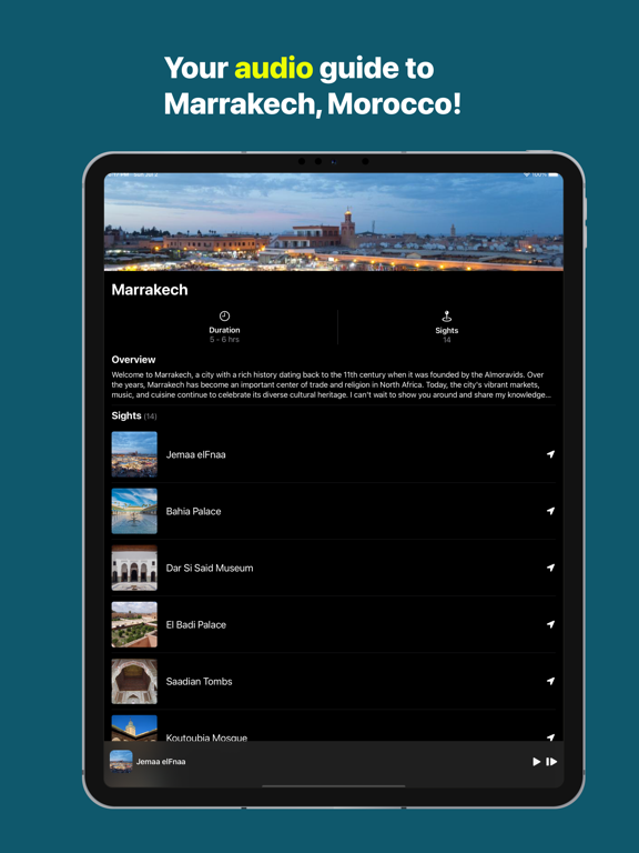 Screenshot #4 pour HipTrip Marrakech - Audio Tour
