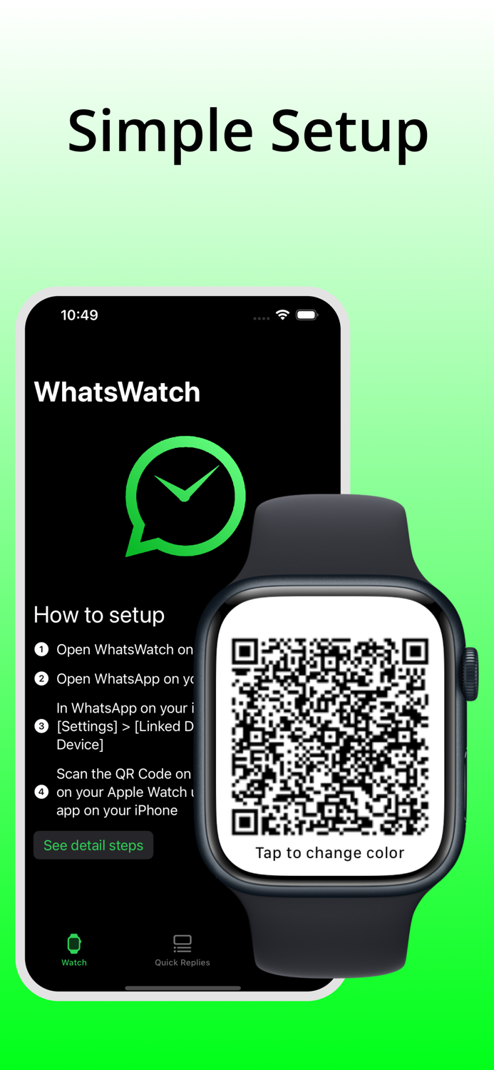 WhatsWatch Chat on Watch