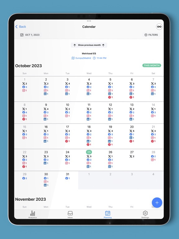 Screenshot #6 pour Metricool