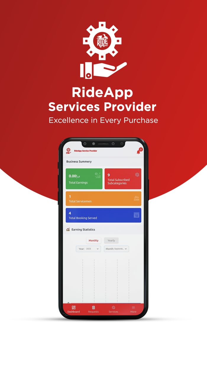 RideApp Service Provider