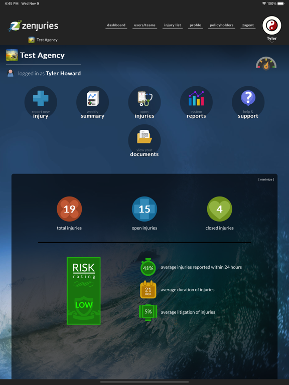 ZenPlus iPad screenshot 1 - Medical app