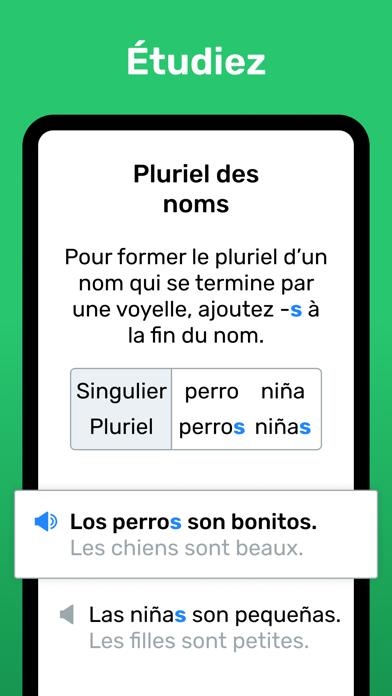 Screenshot #3 pour Wlingua - Apprenez l’espagnol