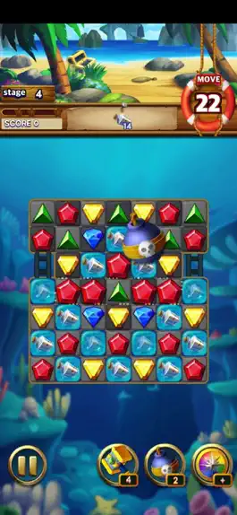 Game screenshot Jewels Pirate - Match 3 Puzzle hack