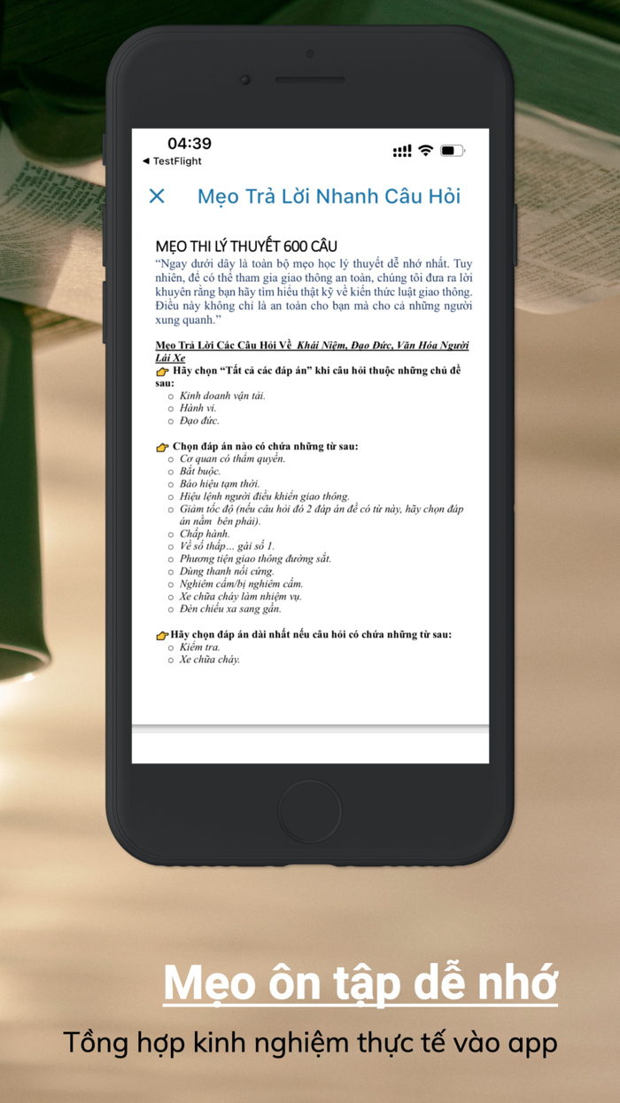 Ôn Thi GPLX 600 Câu OTO-MOTO