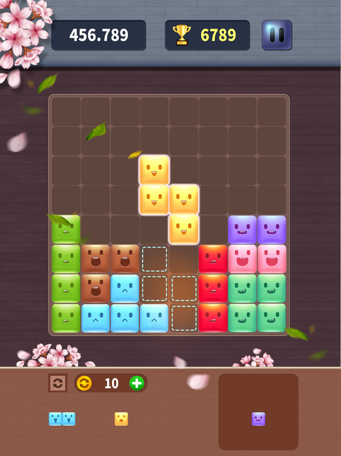 Kawaii Cute Block Puzzle Game