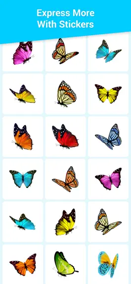 Game screenshot Glossy Butterflies Stickers hack