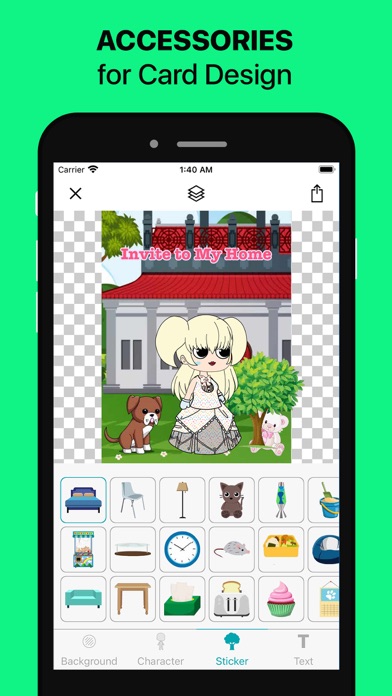 Invitation Card Maker for Kids Screenshot