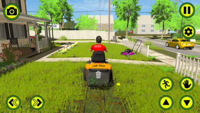 Garden Mower Grass Cutting Fun Screenshot