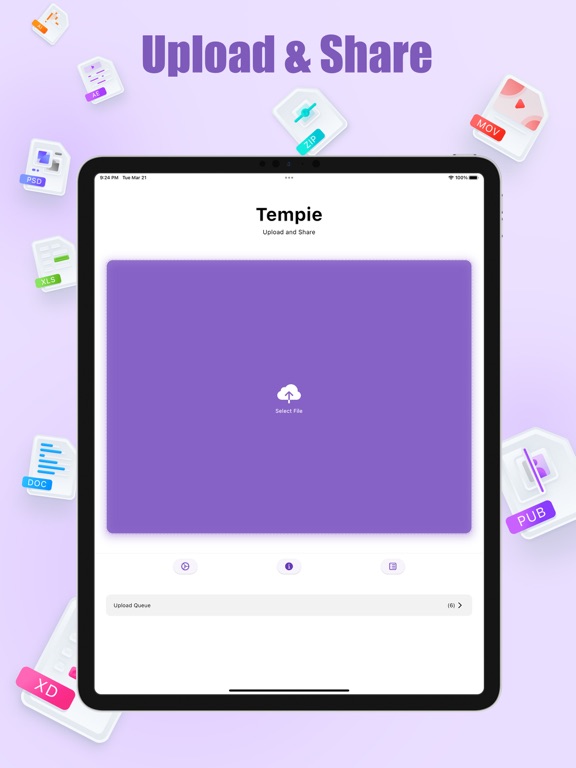 Tempie: Cloud Upload & Share