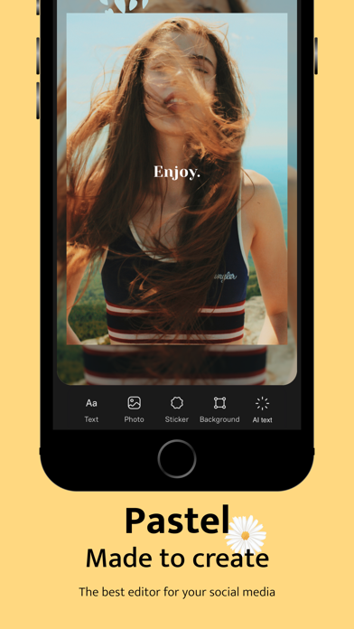 Pastel: Fonts, stickers and AI Screenshot