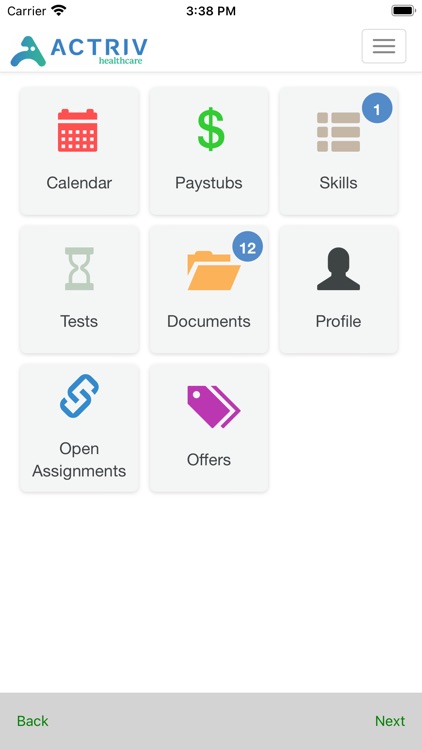 Actrive Provider Portal