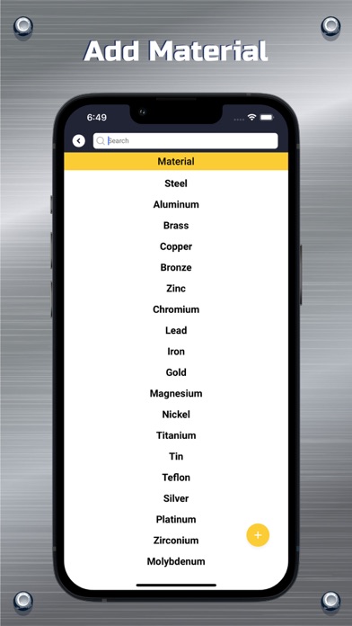 Moro Metal Calculator Screenshot