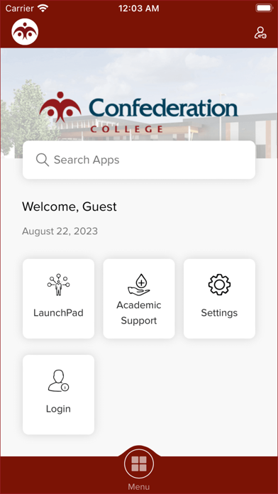 myCampus Portal Screenshot