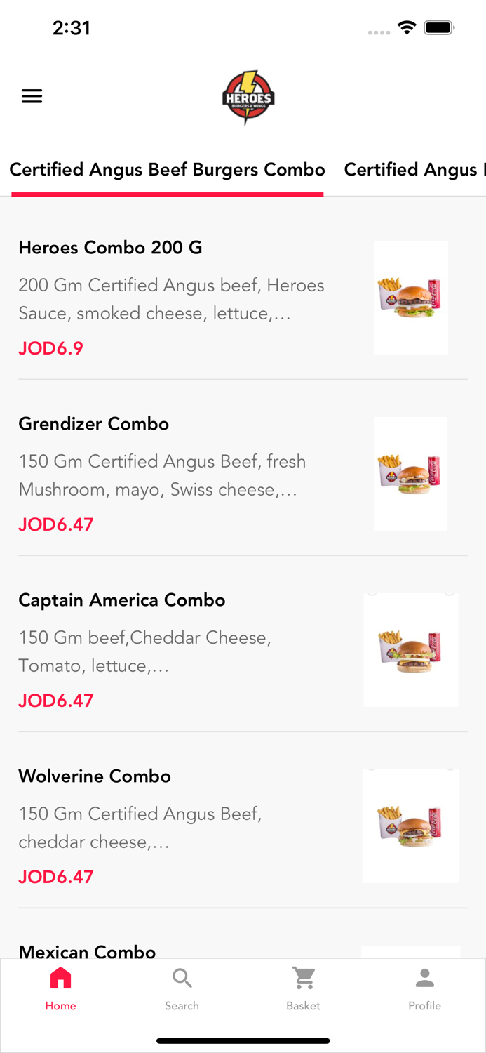 Heroes Burgers and Wings