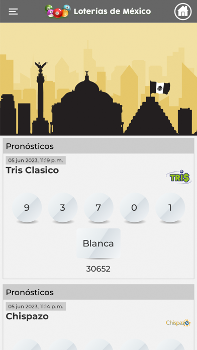 Loterías de México Screenshot