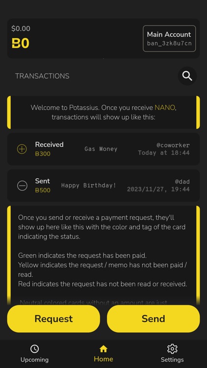 Potassius - BANANO Wallet