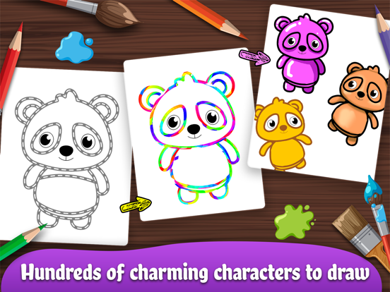 Draw & Color: Toddler Games iPad screenshot 4 - Education app