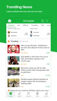 all football - scores & news iphone screenshot 1