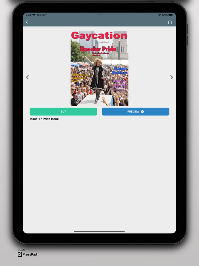 Gaycation magazine