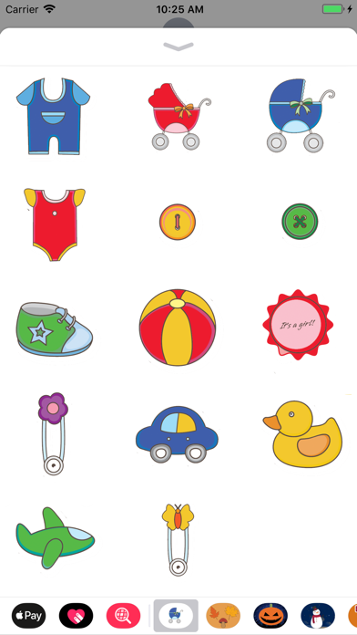 Baby Items - Stickers & emoji Screenshot