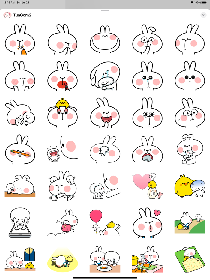 TuaGom Cute Rabbit Pack2