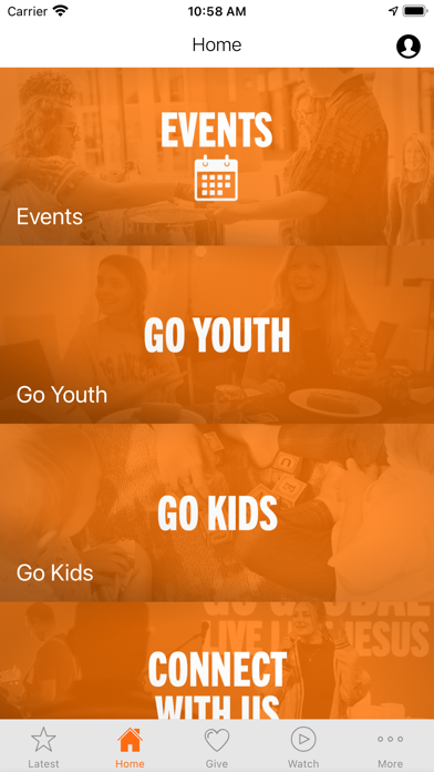 The Go Church App Screenshot