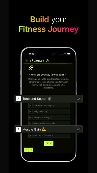 SimplyFit: Your Fitness Mentor Screenshot