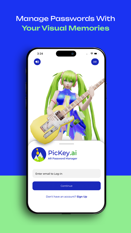 #1. PicKey.ai - Password Manager (iOS) 由: Neural Heaven Inc