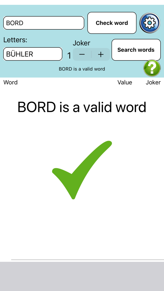 #2. Find and check words (iOS) 由: Gerhard Lentschik