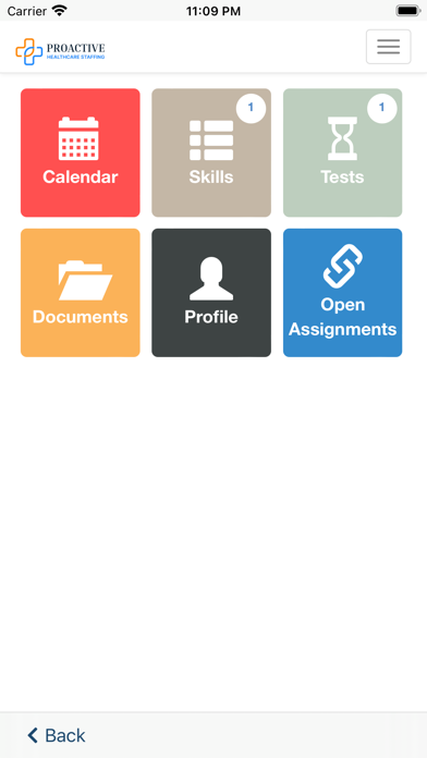 Proactive Healthcare Staffing Screenshot