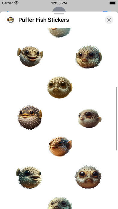 Screenshot #2 pour Puffer Fish Stickers
