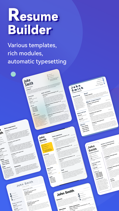 Resume Creator: CV Resume Make Screenshot