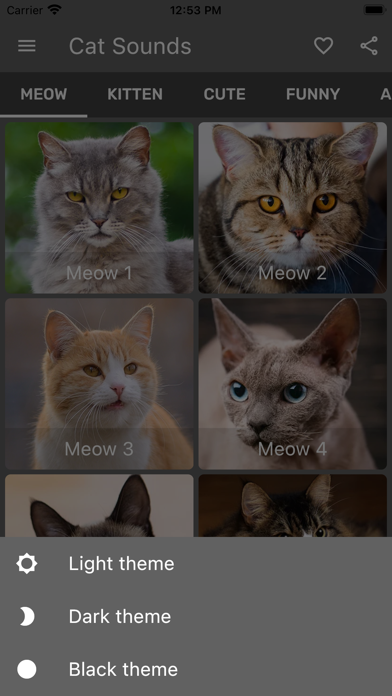 Cat Sounds - Meow Soundboard Screenshot