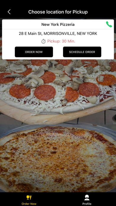 Newyork Pizzeria Morrisville Screenshot