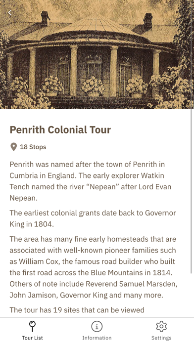 Heritage of Western Sydney Screenshot