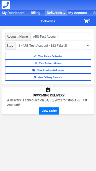 Premium Waters Delivery Screenshot
