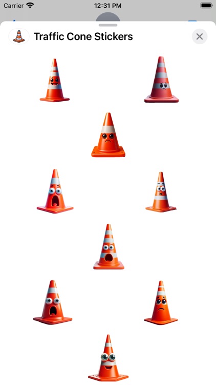 Traffic Cone Stickers