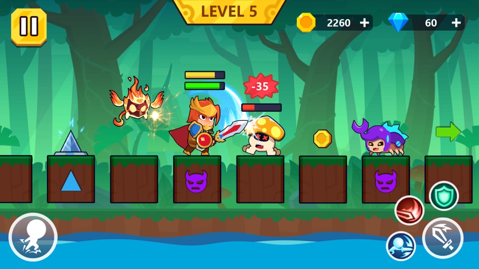 #1. Dungeon Hero™ (iOS) 由: 海明 林