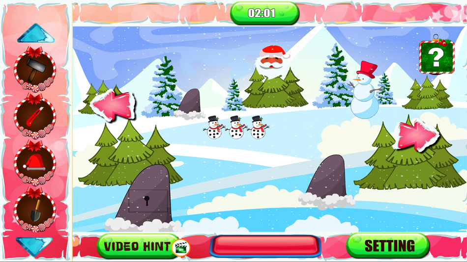 #3. Infinite Christmas Escape Game (iOS) 由: Vembarasi Mariyappan
