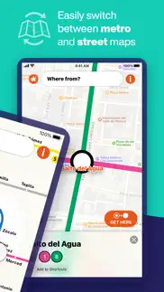 mexico city metro map iphone screenshot 2