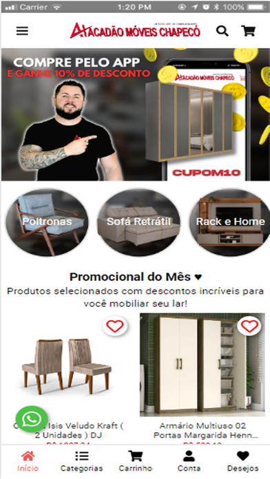 Atacadão Móveis Chapecó Screenshot