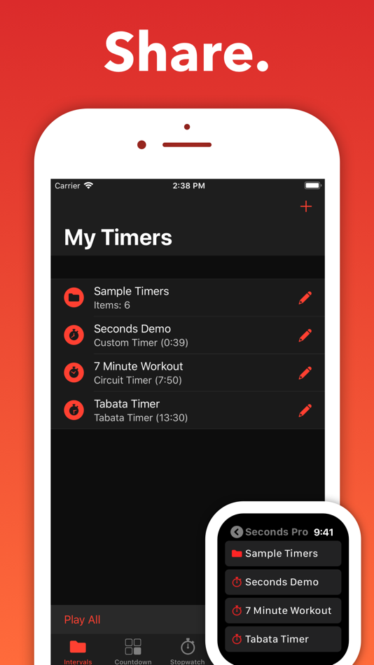 #6. Seconds Pro Interval Timer (iOS) 由: Runloop Ltd