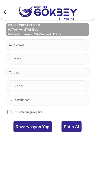 Hatay Gökbey Seyahat Screenshot